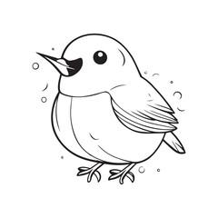 coloring book for children, types of animals in EPS vector format.