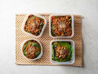 Perilla Leaf Kimchi,Korean side dish