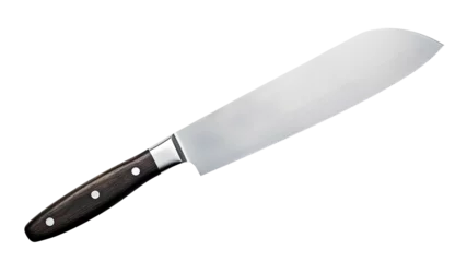 Fotobehang Kitchen knife isolated on transparent background © Aleksandr Bryliaev