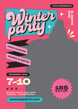 Winter Party Flyer