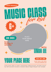 Kids Music Class Flyer