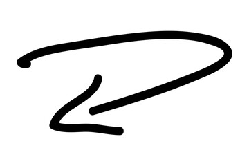 arrow, simple vector hand draw sketch doodle