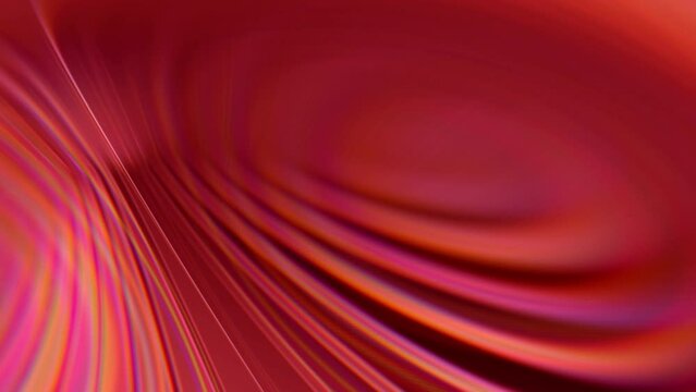 Abstract parametric light looped background with futuristic elegant prism gradient. 3D animation vj loop, live stream or promotional HUD backdrop. Glowing fractal curve stroke pattern and copy space.
