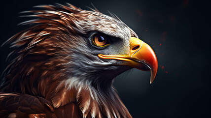 Fototapeta premium Eagle Concept Illustration
