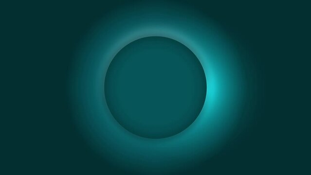 circular iluminada silueta