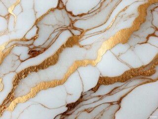 Abstract white and gold marble texture