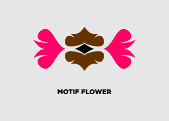 Vector illustration of hand art abstract motif