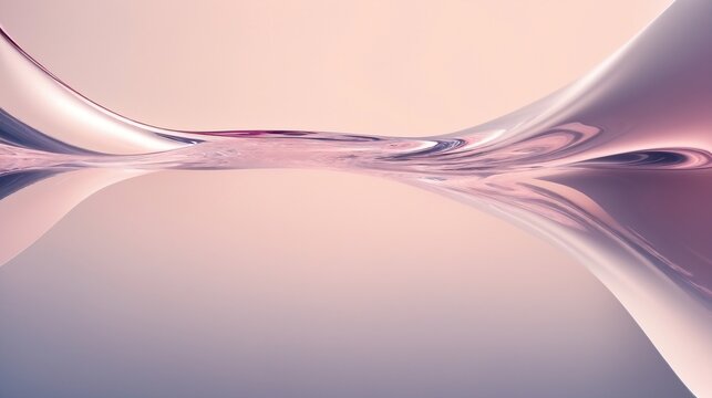 Pink abstract liquid wave
