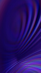 Abstract parametric light looped background with futuristic elegant prism gradient. 3D illustration vj loop, live stream or promotional HUD backdrop. Glowing copy space fractal curve stroke pattern.