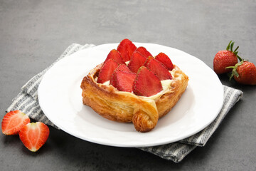 Strawberry Cream Cheese Danish Pastry
