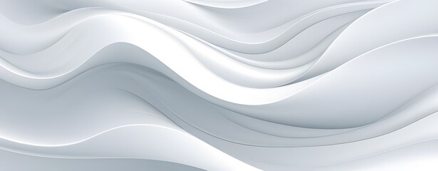 Fototapeta premium 3D White Wall