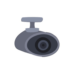 system ip camera cartoon. technology control, cam guard, internet equment system ip camera sign. isolated symbol vector illustration