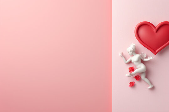valentine card with hearts for valentine,Generated By Ai