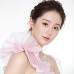 Fototapeta premium Ai mixed race girl 여자 모델
