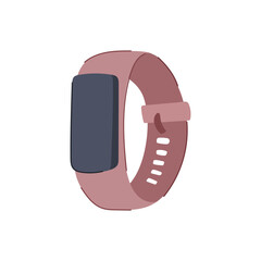 lifestyle smart watch cartoon. person sport, app activity, exercise tracker lifestyle smart watch sign. isolated symbol vector illustration
