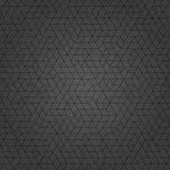 Seamless geometric background for your designs. Modern dark ornament. Geometric abstract pattern
