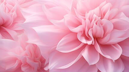 Obraz premium A macro shot of pink peony petals, showcasing their intricate patterns and inviting you to use them as a stunning background.
