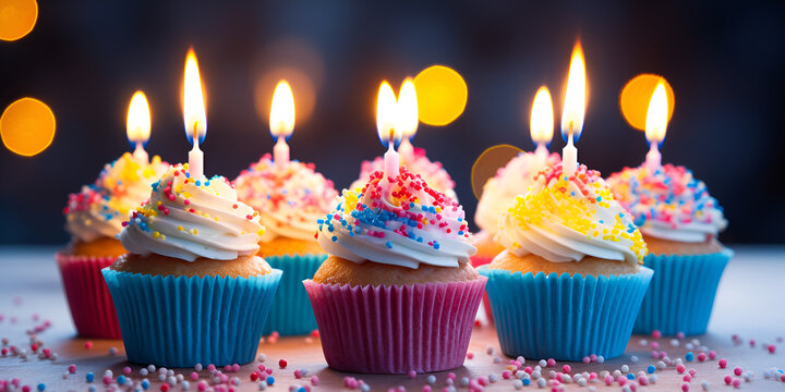 birthday cupcake with candles,Happy Birthday Cupcake Image,Happy Birthday Cupcake Image