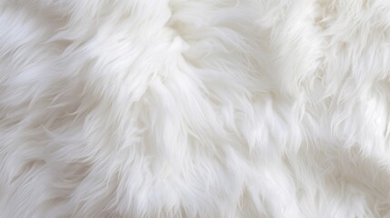A visually appealing photograph showcasing the delicate, close-up texture of white fluffy fur,...