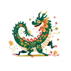 辰年　龍のイラスト