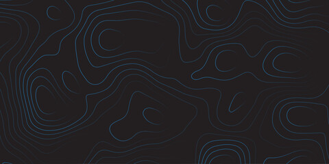 Abstract background of the topographic contours map with geographic line map .Imitation of a geographical mountain reliefs background .vector illustration of topographic line contour map design .