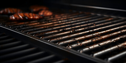 Bbq grill and glowing coals. you can see more bbq, grilled food, fire
 - obrazy, fototapety, plakaty