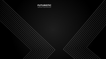 Black abstract wide horizontal banner with Carbon line black background. Dark modern sporty bright futuristic horizontal abstract background. vector illustration.