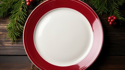 Christmas Holiday Dinner Background Empty Dish , Background HD, Illustrations