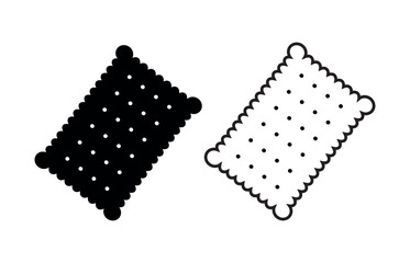 cookie icon on white background	