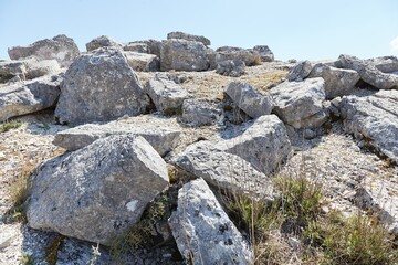 The Cyclopean walls of Daorson, outside of Stolac, Bosnia and Herzegovina