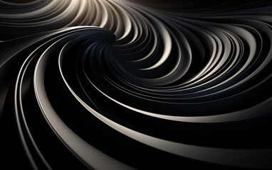 Fototapeta na wymiar Gray spiral abstract graphic,created with Generative AI tecnology.