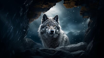 The wolf from the cave