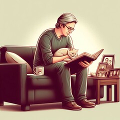 person sitting on a sofa with laptop