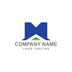 Obraz premium Initial Monogram Letter M Logo Design Vector Template.
