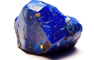 Lapis lazuli blue mineral stone