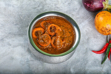 Indian cuisine - Masala with calamari