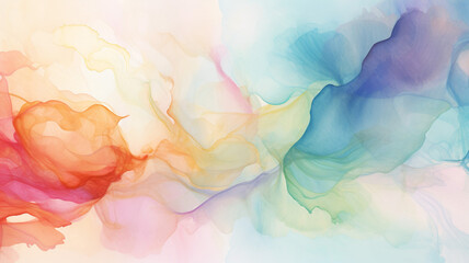 Abstract design watercolor picture painting illustration