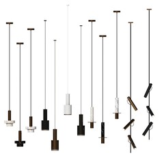 chandelier on the ceiling isolated on white background, hanging lamp, pendant light, 3D illustration, cg render