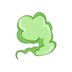 dirty smell fart cartoon. stink unpleasant, aroma y, nose person dirty smell fart sign. isolated symbol vector illustration