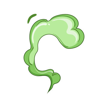 unpleasant smell fart cartoon. aroma y, nose person, model shocked unpleasant smell fart sign. isolated symbol vector illustration