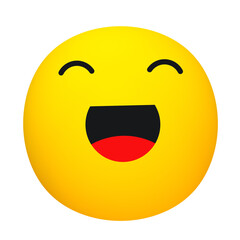 3d smiley face emoticon 