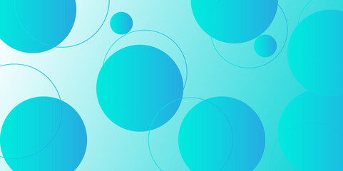 Abstract blue gradient background with circles elements paper page texture for Vector abstract graphic design banner pattern presentation background web template.