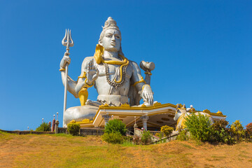 Statue of Lord Shiva was built at Murudeshwar