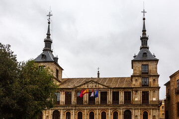 Fototapeta na wymiar View to town hall of Toledo