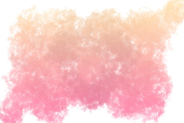 Obraz premium Pink-orange water color paint background design, cloud texture, illustration. hand-draw