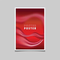 Fluid and wavy blur gradient background for poster banner cover concept