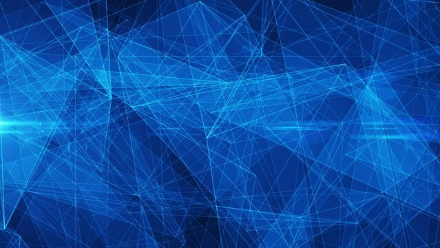 Crystal Diamond Blue Animated Background. Simple, Elegant, Luxury for Corporate or Commercial Jewelry Video.