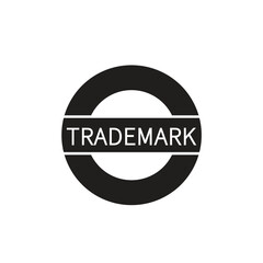 Trade mark icon vector logo design template
