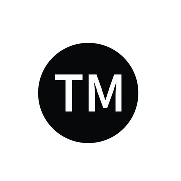 Trade mark icon vector logo design template