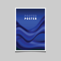 Fluid and wavy blur gradient background for poster banner cover vector